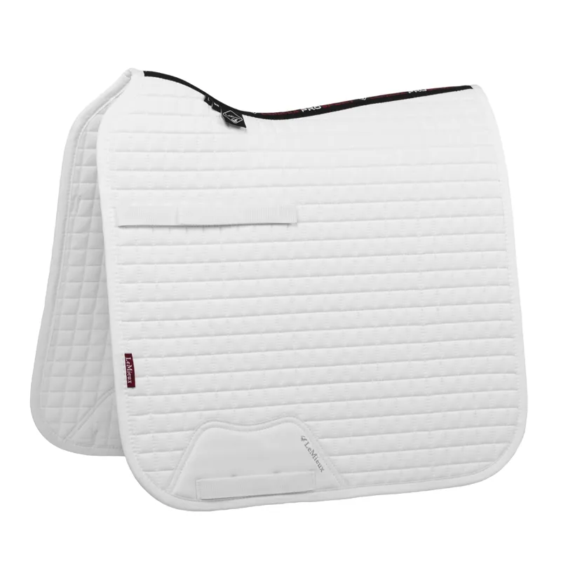 LeMieux Cotton Dressage Square Long Strap - White